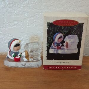 Hallmark Frosty Friends Ornament 1993 - Red, White, and Blue